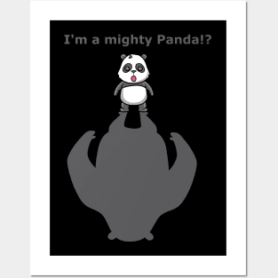 mighty little panda Posters and Art